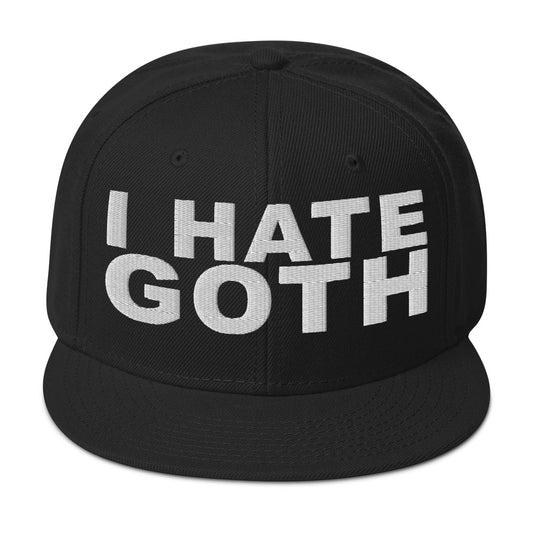 I HATE GOTH Snapback Hat